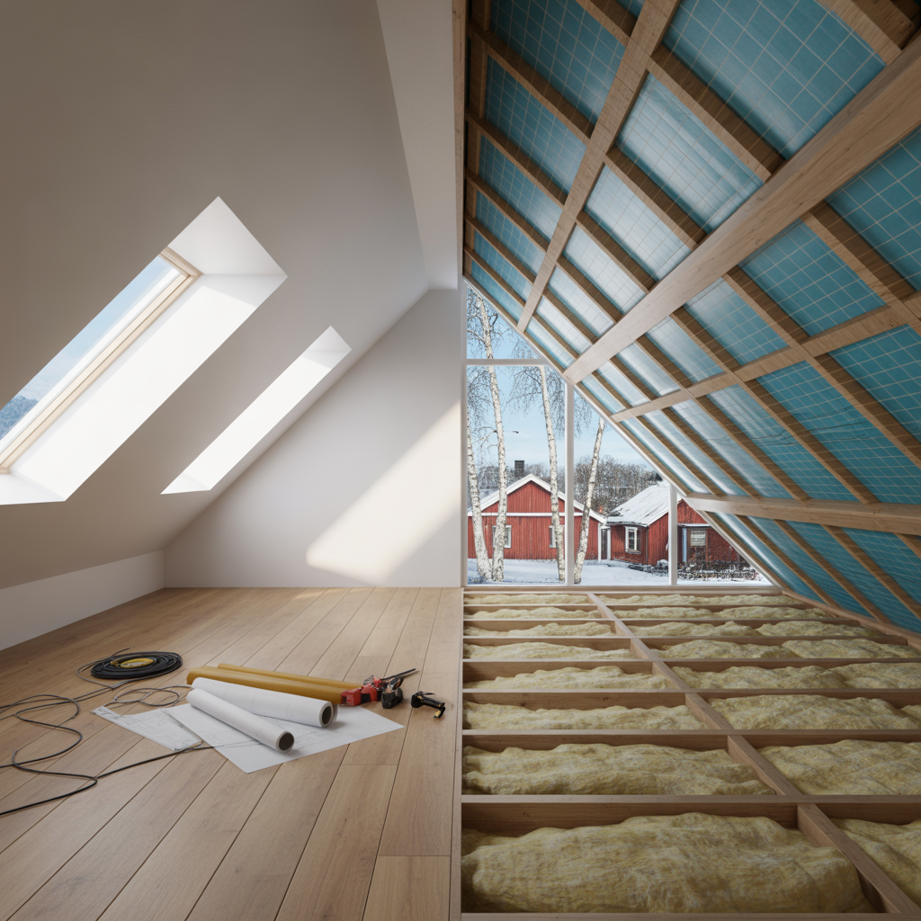 inreda vind till boyta kostnad bygglov och isolering